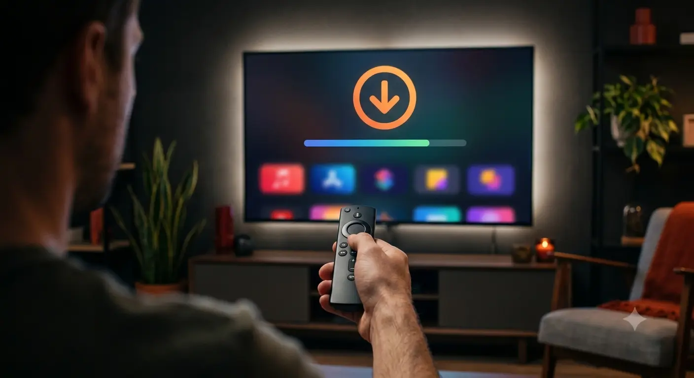 Instalacja aplikacji IPTV na Fire TV Stick przez aplikację Downloader